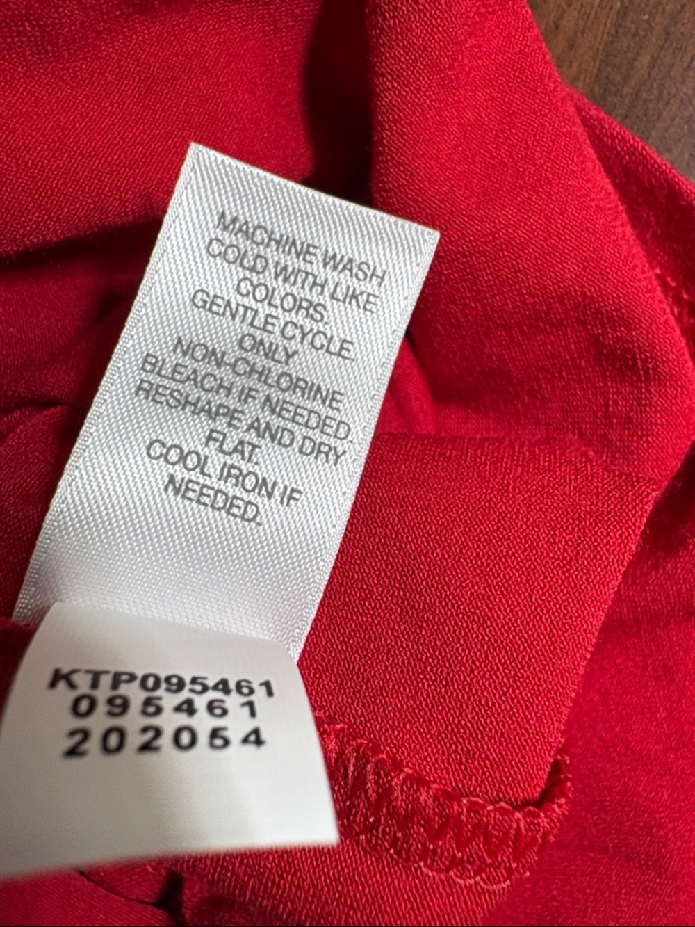 J. Jill Red Scoop Neck Long Sleeve Top - Picture 9 of 9